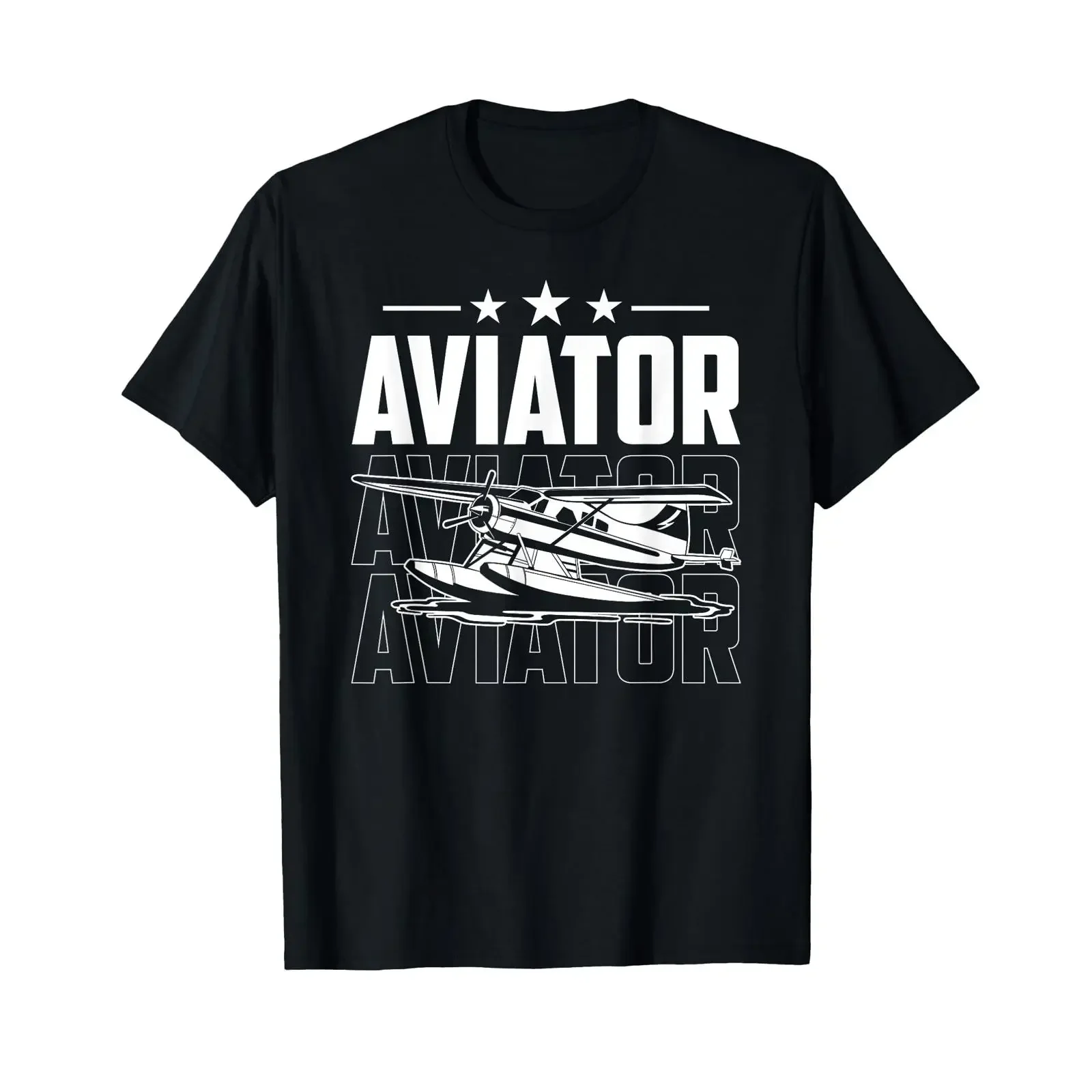 Aviator Tarpaulin Small Private Airplane Pilot T Shirt Black S vintage Washed Casual Top For Everyday Wear graphic Stretched