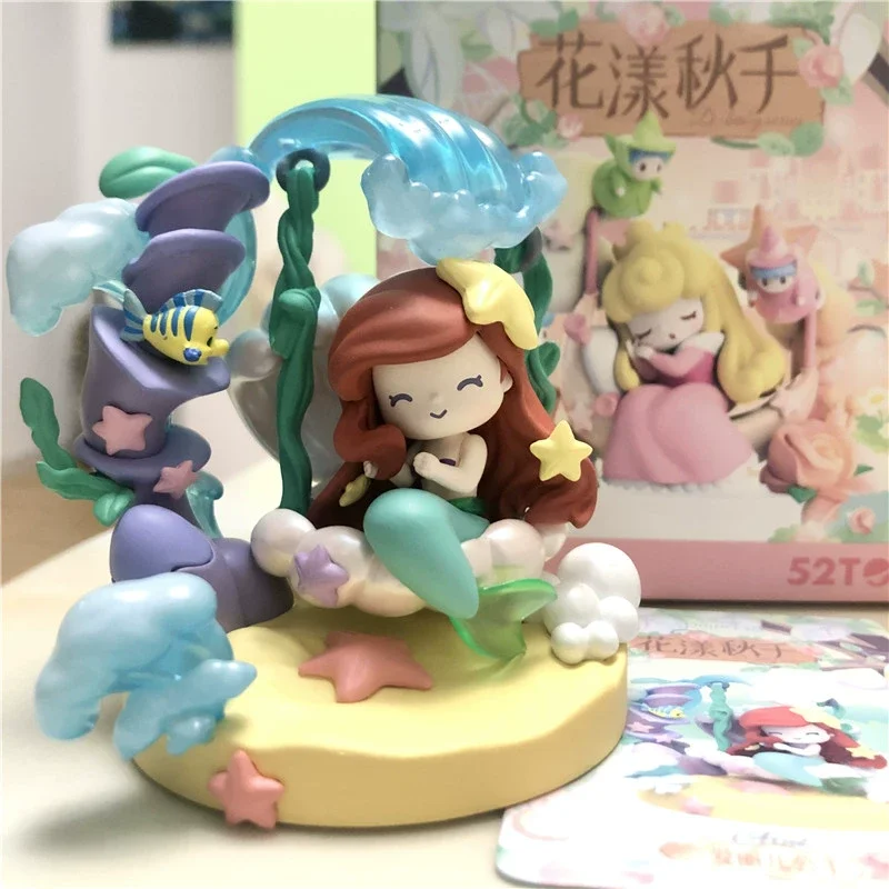 52 SPIELZEUG Prinzessin D-Baby Blume Schaukel Serie Blind Box Nettes Spielzeug Modell Desktop Dekoration Sammlung Überraschung Box Mädchen geschenk