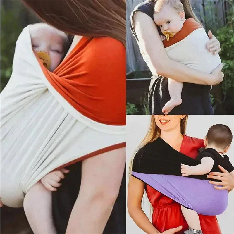 Baby Sling Cotton Soft Elastic Baby Carrier Infant Toddler Carrier Easy To Wear Newborn Blanket Newborn Photography Wrap