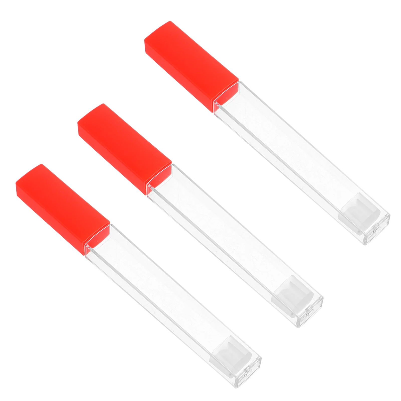 

3pcs Thermometer Protective Barrel Acupuncture Needle Storage Container Transparent Plastic Case For Thermometer Instrument