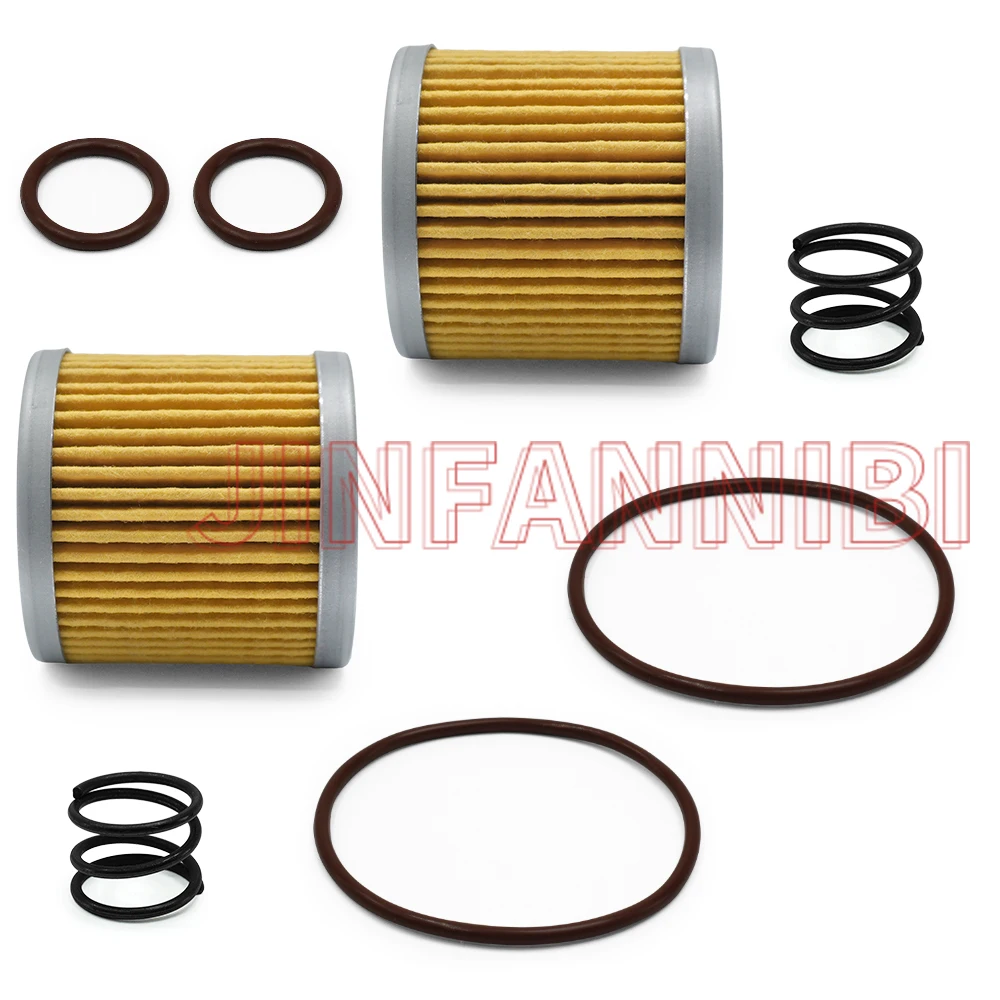2pcs Oil Filter Kit with O-Ring & Spring Set For Arctic Cat 400 DVX 2004 2005 2006 2007 2008