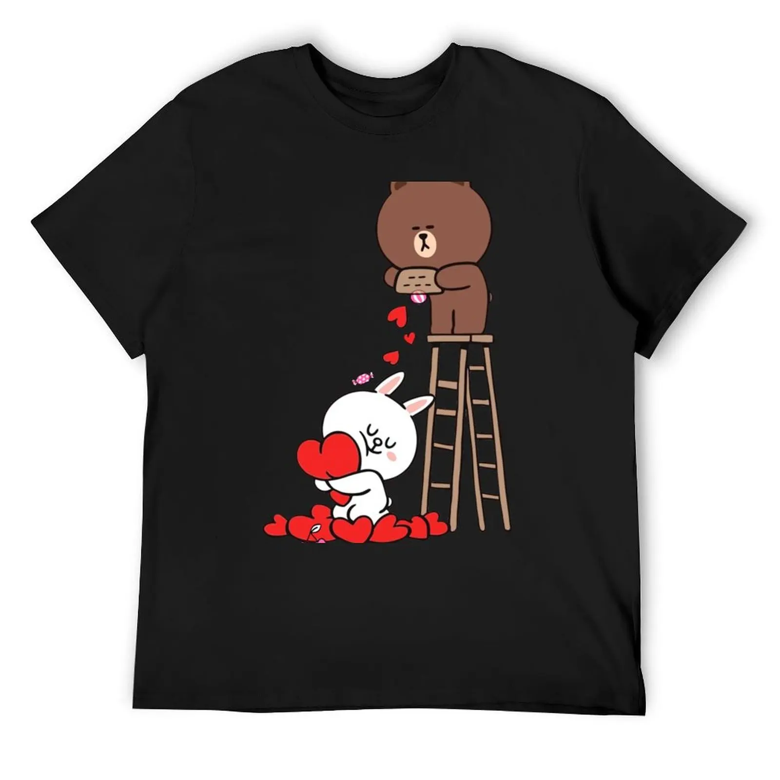 

Brown and Cony Love T-Shirt clothes fashion shirts blacks cheap stuff plain t shirts men
