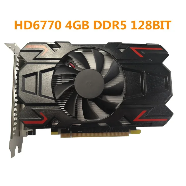 Graphics card ATI HD6770 4G desktop, independent computer graphics card e-commerce game