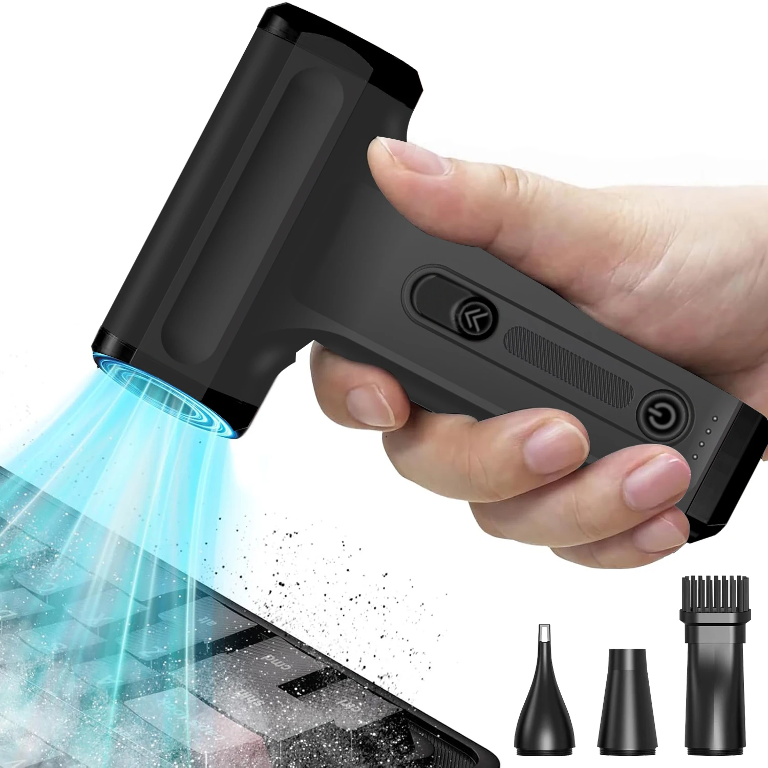 

130000RPM Mini Turbo Jet Fan Electric Air Duster Adjustable wind speed Turbo Violent Blower Rechargeable Car Cleaning Air Blower