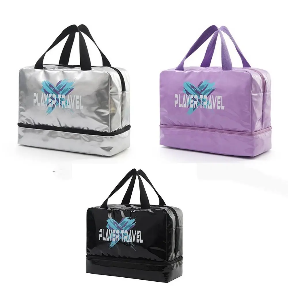 Waterproof Gym Bag Large Capacity Dry-Wet Separation Fitness Training Bag With Shoes Pocket Handheld Travel Handbag Beach