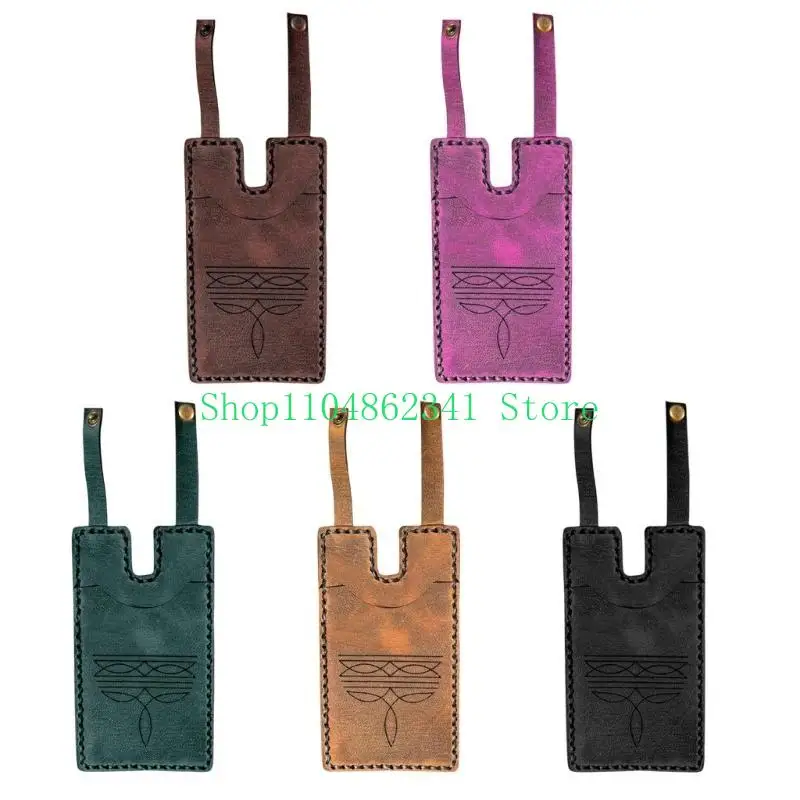 

5asd Leather Cowgirl Wallet Attachable on Boot with Strap Western Boot Wallet