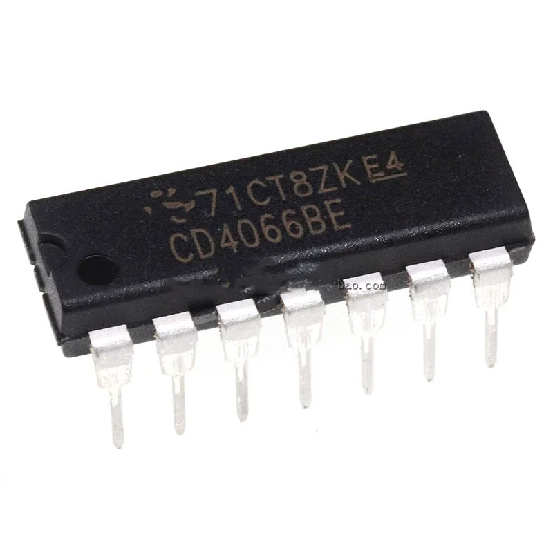 (10 pieces) CD4066BE CD4066 DIP-14 Four-channel Analog Switch Chip High quality