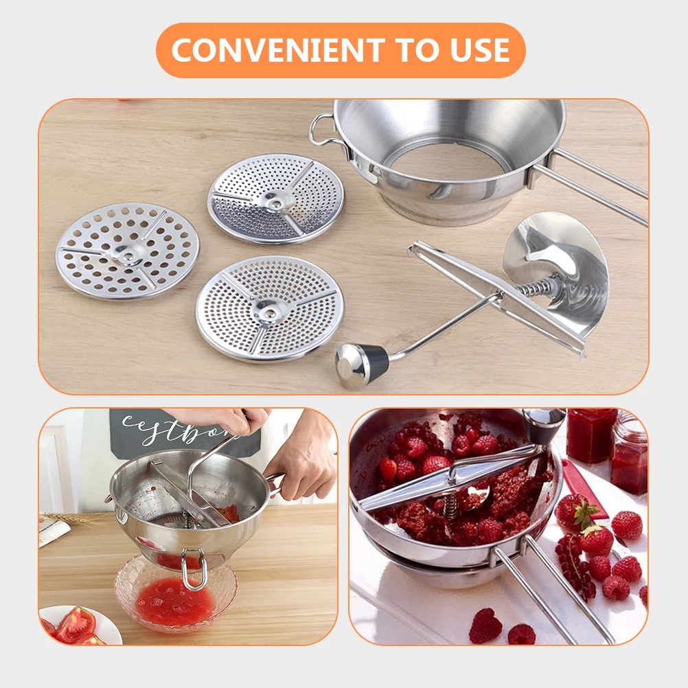 

Food Blender Potato Ricer Stainless Steel Masher Veggie Tool Sweet Potato Mincing Kitchen Gadget Fruit Press Manual Spud