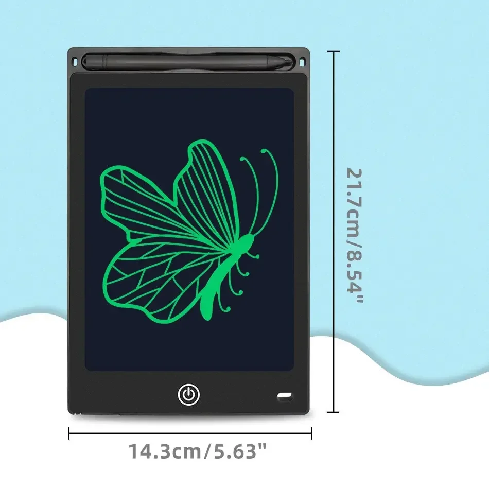 8,5-calowy kolorowy tablet LCD do pisania, wielokrotnego użytku dla nauczycieli edukacyjnych dla dzieci cyfrowy tablet do rysowania podkładki do pisma ręcznego