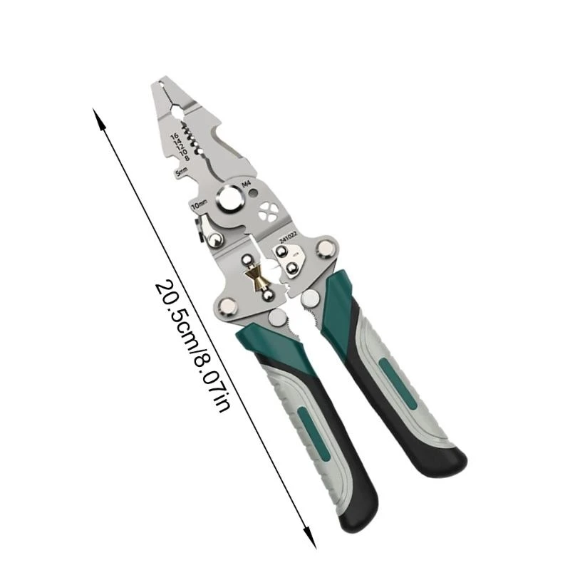 

Portable Wire And Crimper Tool With Foldable Design DIY Electrical Tool For Efficient Electrical Cable Handling 601A