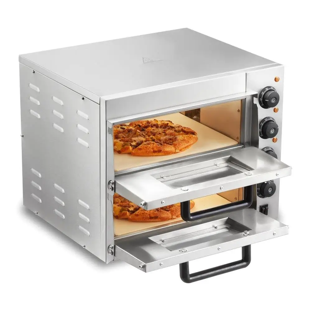 Professionnel pour four à pizza électrique de comptoir de 14 pouces pour usage intérieur