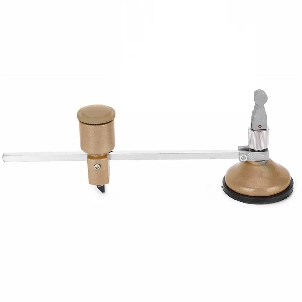24 Inch / 40cm Diameter Heavy Duty Circular Glass Cutter Suction Cup Base Round Knob Handle Adjustable Circle Glass Cutting Tool