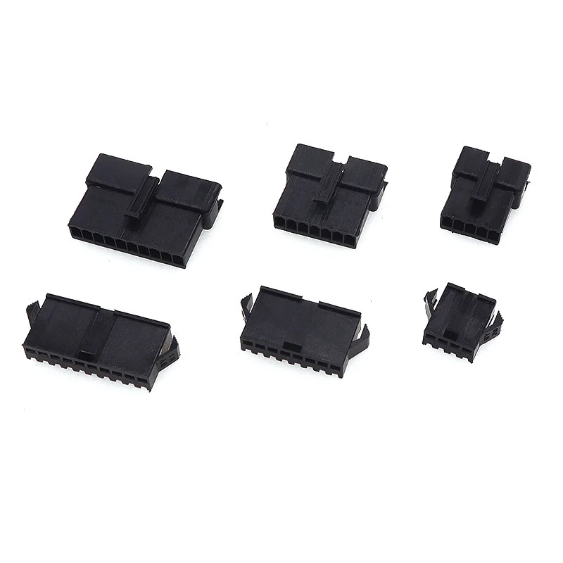 10Sets SM2.54mm Pitch 2P/3P/4P/5P/6P/7P/8P/9P/10Pin SM Female and Male Wire Connector Housing Terminals SM-2P SM-2R JST SM2.54