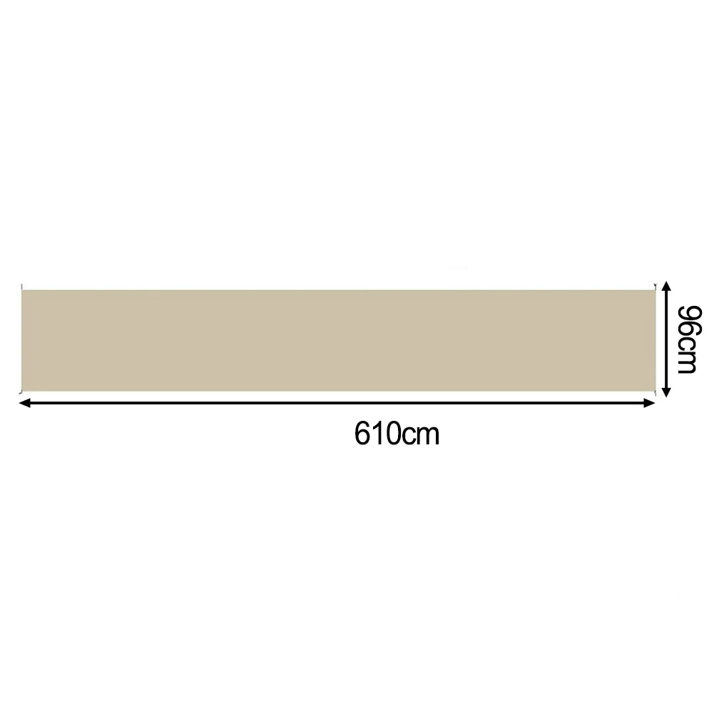 190T Oxford Fabric Solar Reel Cover For Swimming Pool Protective Weather Resistant Storage Case Up To 20 Feet Beige