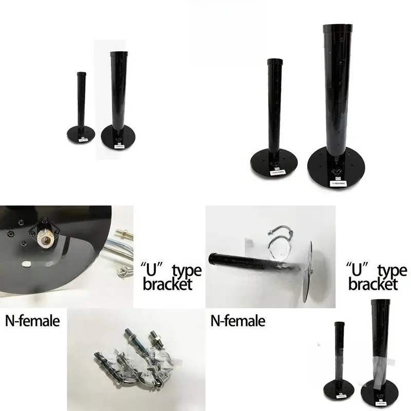 5.8GHz High Gain RHCP Helical Antenna Circularly Polarized with N Female Connector
