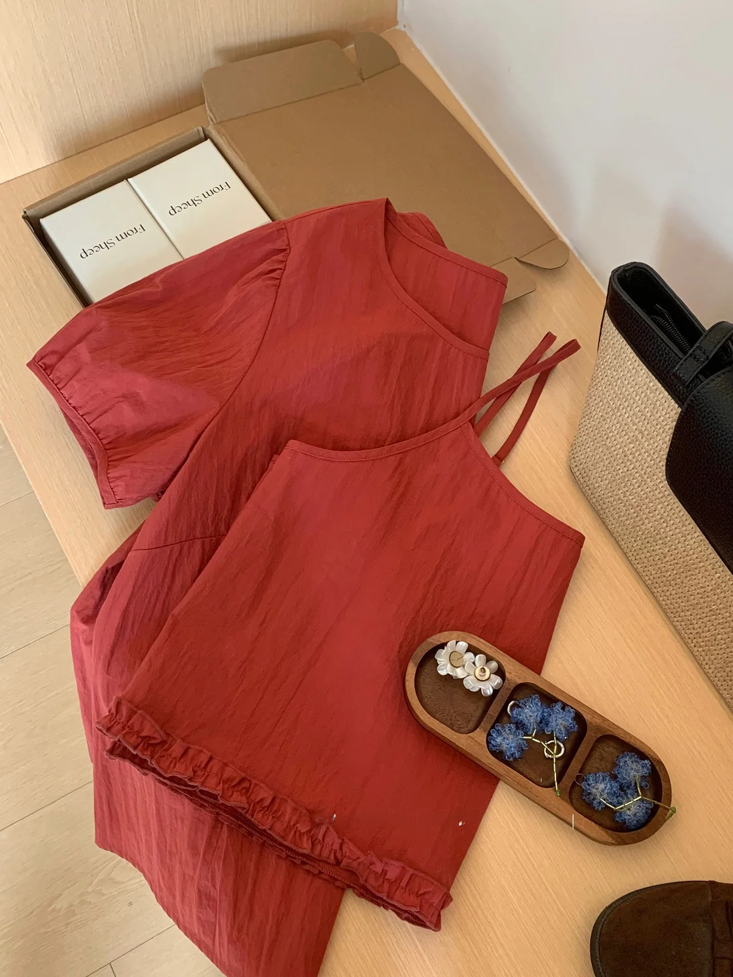 

Комплект из двух предметов для женщин больших размеров: хлопковая ткань, длинный рукав, повседневная одежда, омолаживающий эффект, французский стиль, круглый вырез, для похудения