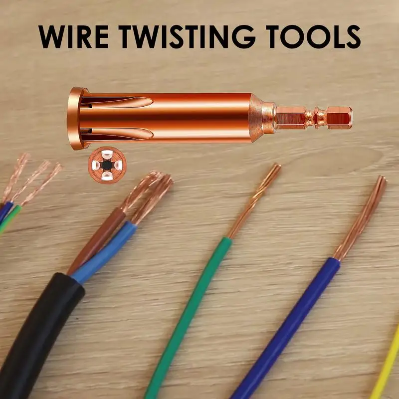 Steel Wire Twisting Tool Wire Stripper Tool Wire Stripping And Twisting Tool Quick Connector Electrical Twist Wire Tool Kit