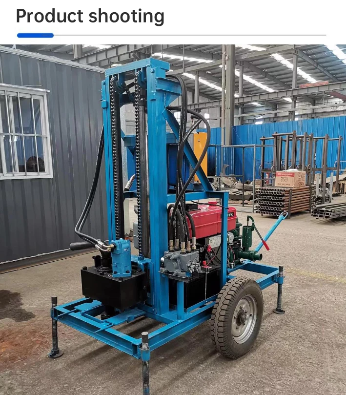 New 22HP Water Well Rig Drilling Machine Portable Water Well Drilling Machine For Sale