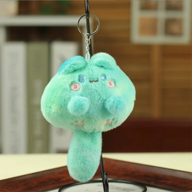 Jouet en peluche chat de dessin animé créatif pour filles, pendentif de sac, mini animal en peluche, porte-clés beurre, ornements, cadeaux, 12cm, 1 pièce