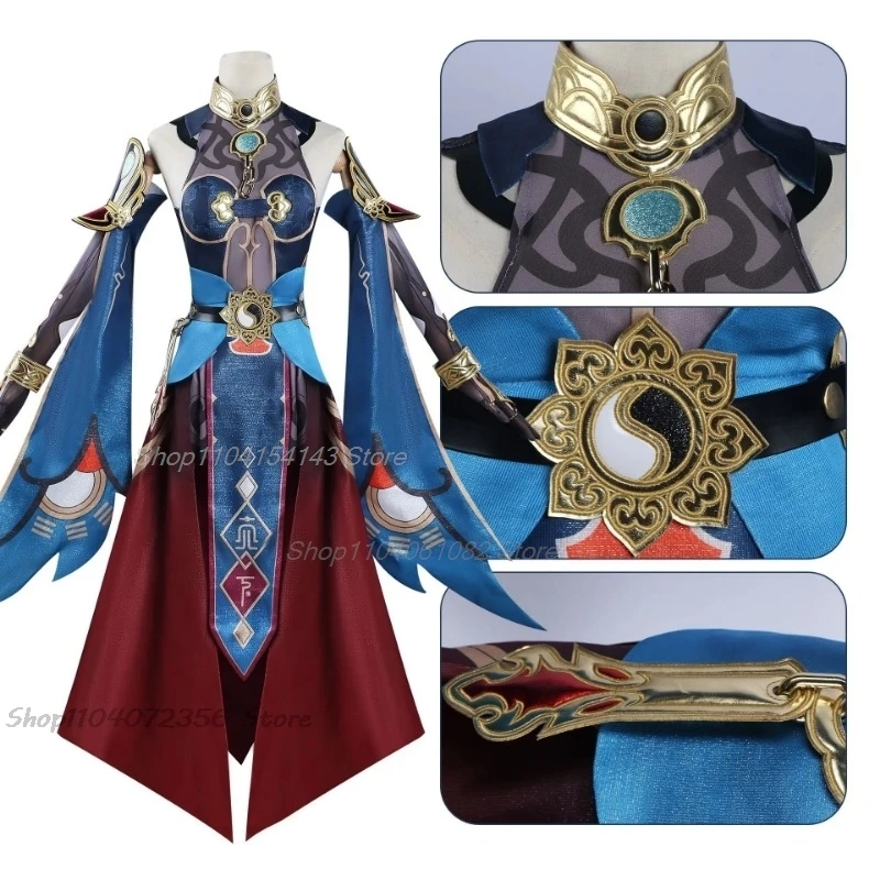 Hanya Cosplay Traje com Peruca Masculina, Honkai Star Rail, Uniforme de Carnaval, Anime Halloween Trajes, Roupas de Personagem do Jogo, Nova Chegada