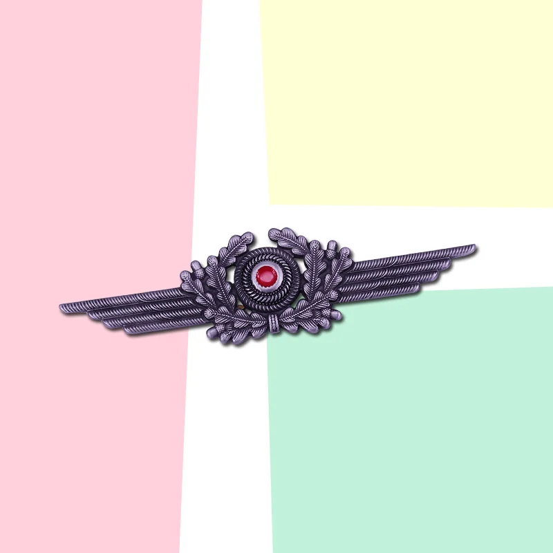 German Luftwaffe Cockade and Wreath Cap Badge