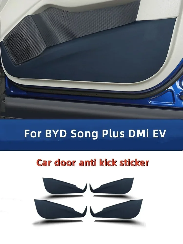 

4 шт., кожаная защитная пленка на дверь автомобиля BYD Song Plus DMi EV 2022 2023