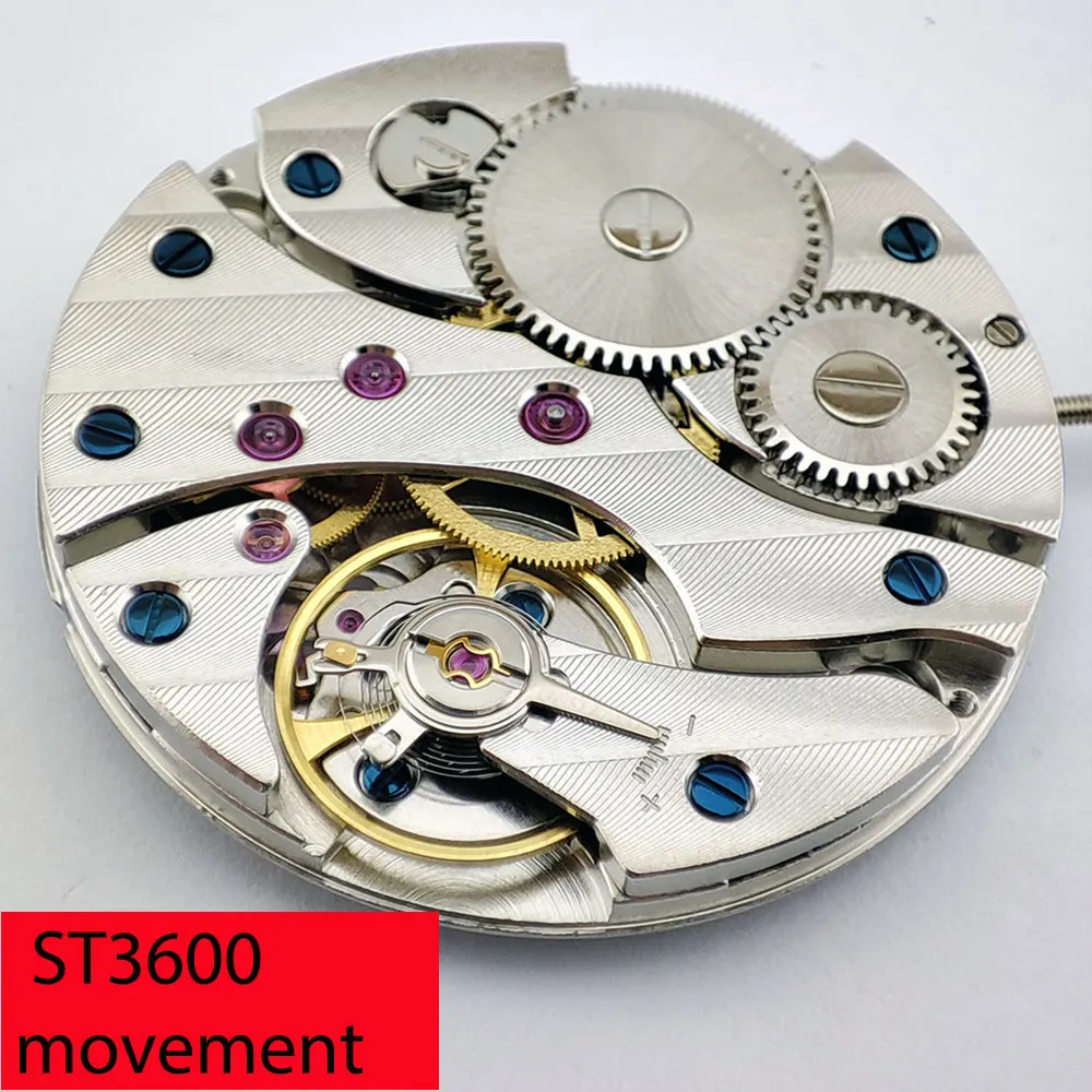 ST3600 Movement 17 Jewels ETA 6497 Movement Model Watch Part Fit for Men\'s Watch Hand Winding Mechanical Movement PNH