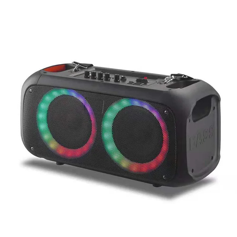 

RX-6248 Dual 6.5inch Portable Good Quality Dj Speaker with Coloured Lights