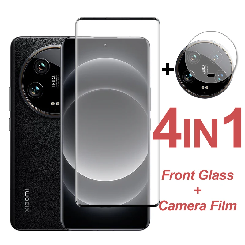 Protective Glass For Xiaomi 14 Ultra Full Cover Screen Protector Tempered Glass Phone Camera Lens Film On Xiaomi Mi 14 Ultra Pro