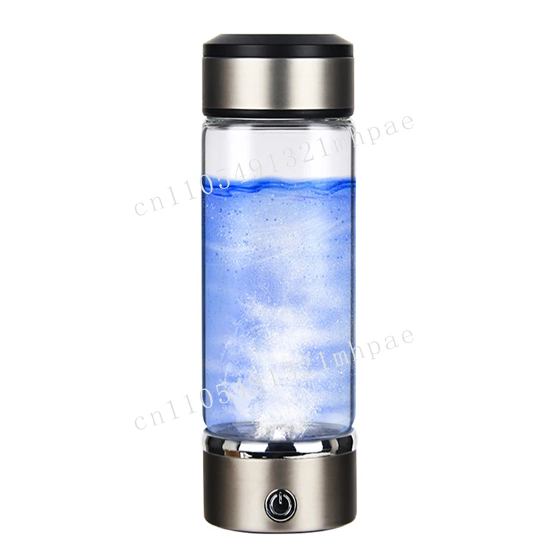 

Horizontal filter water bottle with glass bottle Hydrogen alkaline hydrogen water bottle ionizer Hydrogen water generator
