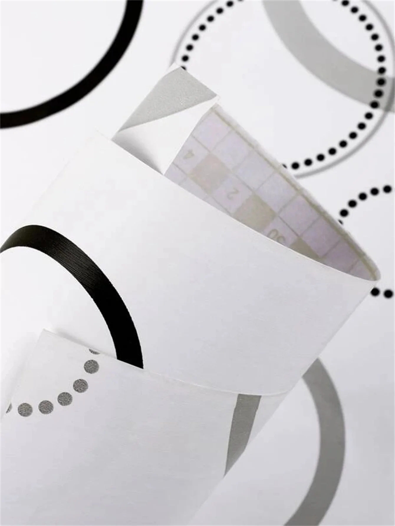 Vinyl Modern Circle Peel and Stick Wallpaper Self Adhesive Contact Paper Removable Waterproof Wallpaper For Furniture Renovation