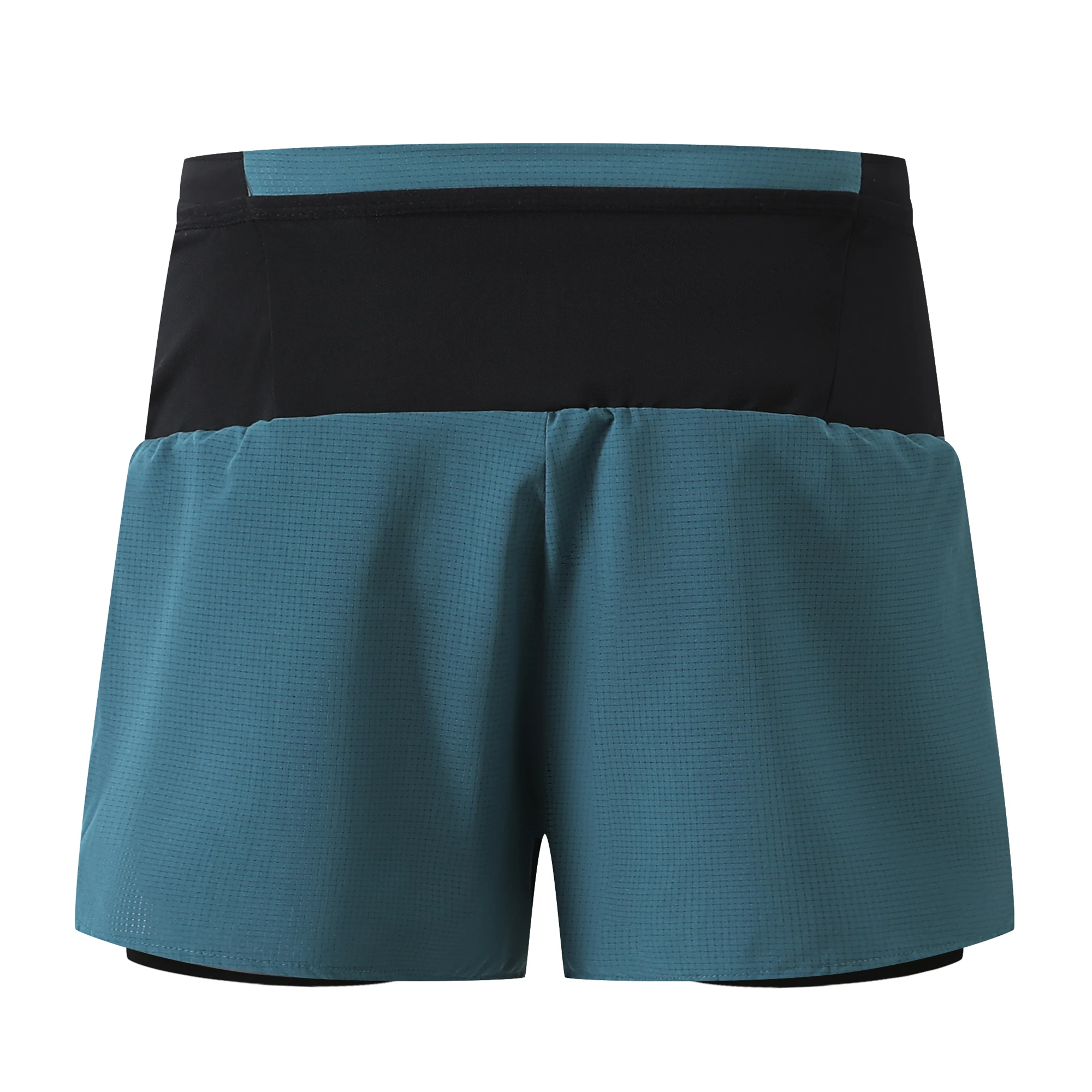 Herren 2-in-1 Marathon-Laufshorts mit Taschen für Outdoor-Sport, Training, Fitness, Wandern, Atmungsaktiv und Schnelltrocknend – Detail 4