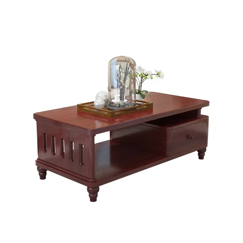 Mahogany small apartment household table, multi-functional Chinese living room, economic TV cabinet group