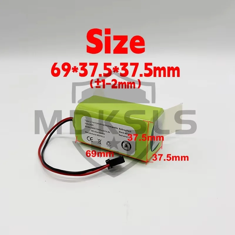 Original 14.8V 128000mAh Replacement Battery for Conga Excellent 990 1090 1790 1990 Deebot N79S N79 DN622 Robovac 11 Tesvor X500