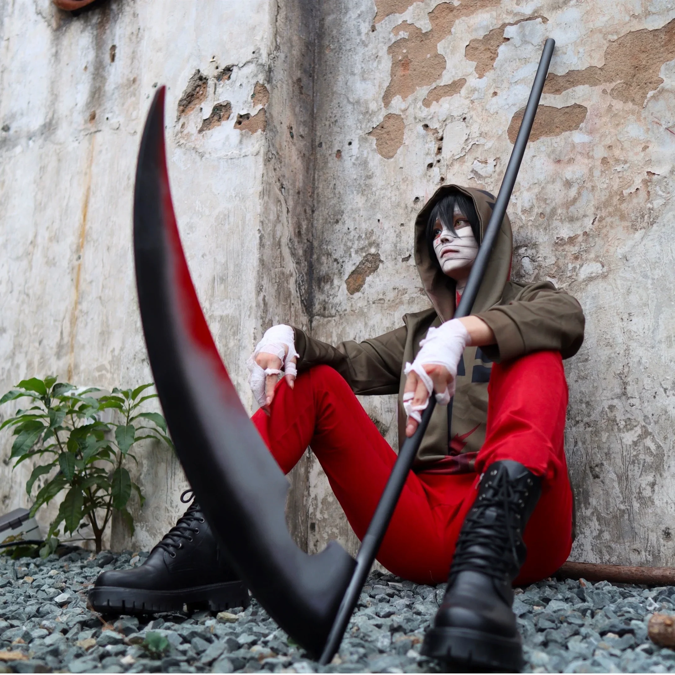 

Реквизит для косплея Isaac Foster Zack Sickle Prop Game Angels of Death, реквизит для Хэллоуина и карнавала, изготовленный на заказ вручную