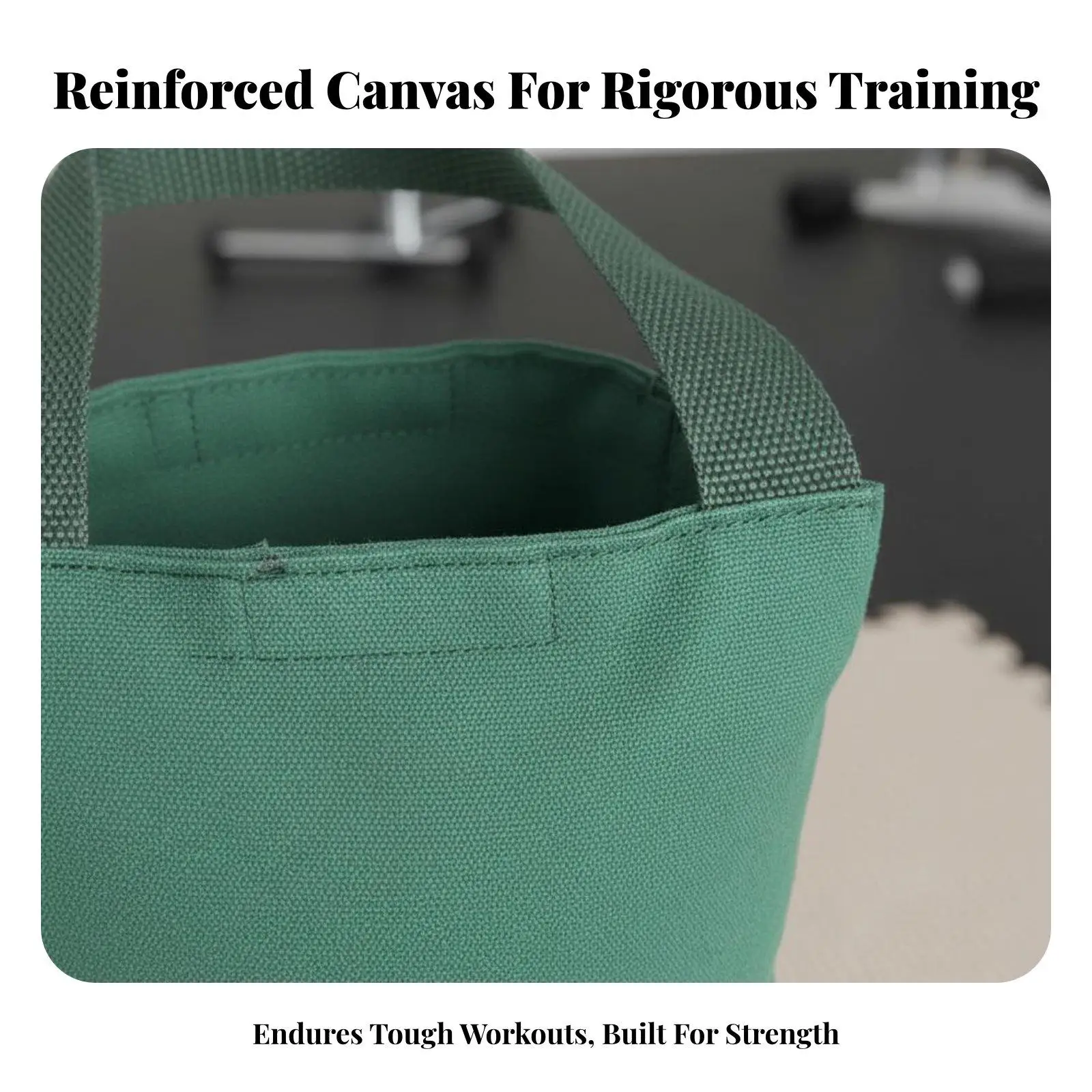 Reinforced Stitch Canvas Sandbag for Functional Training and Deep Stretching Portable Weight Bag