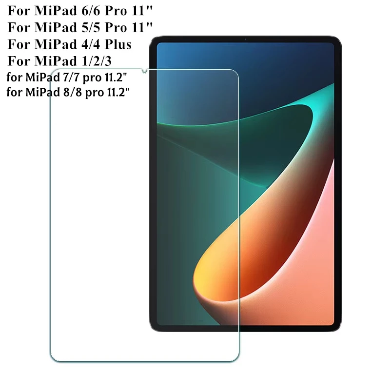 Tempered Glass Screen Protector For Xiaomi Pad 8/7 Pro 11.2 Protective Film For MiPad 4 Plus 10.1 inch 3 2 1 8 inch Tablet Film