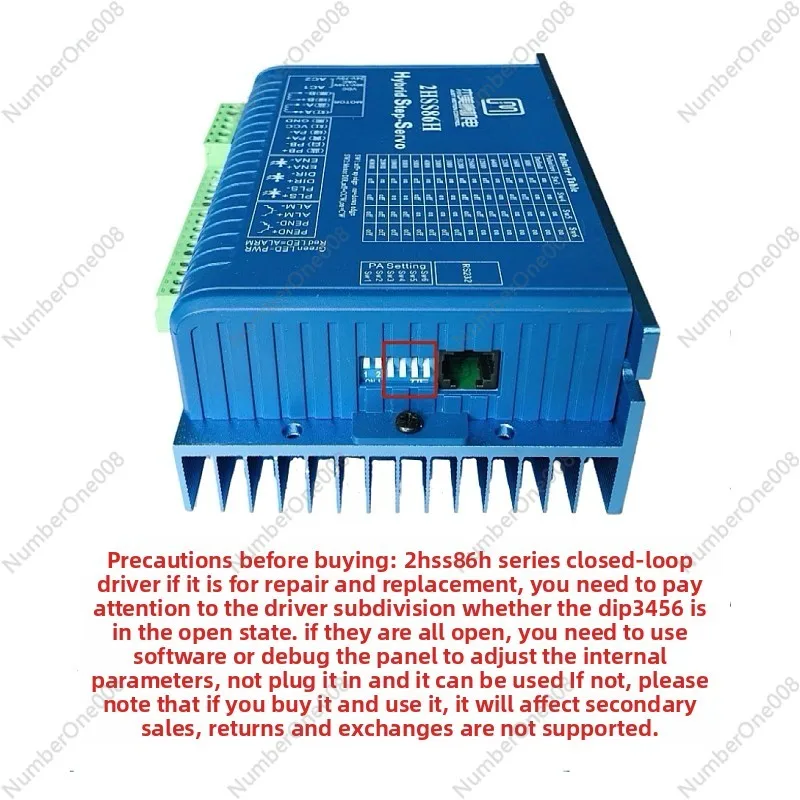 

2HSS86H-A-5/24 Two-Phase Stepper Motor Servo Driver 86 Controller Repair Service