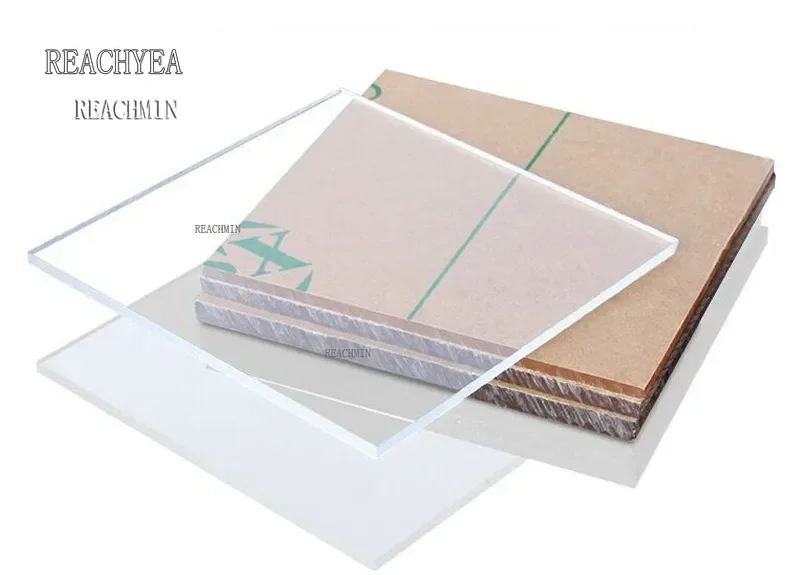 Acrylic board 100x200mm Transparent board, organic plastic sheet, 1mm, 3mm and 8mm glass methacrylate