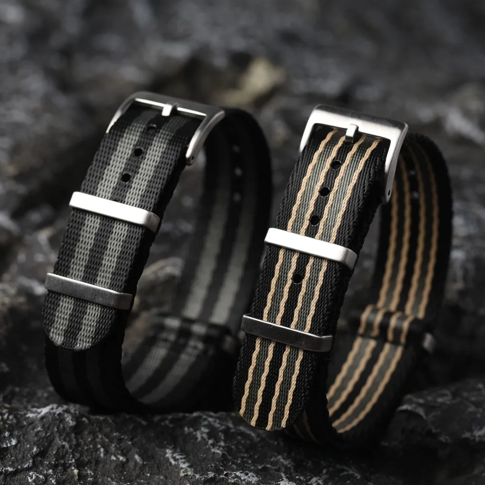 20 مللي متر عالية الكثافة حزام ساعة نيلون ل أوميغا ساماستر 007 استبدال الفرقة لينة الأشرطة العالمي الرياضة الرجال النساء أشرطة ساعات يد