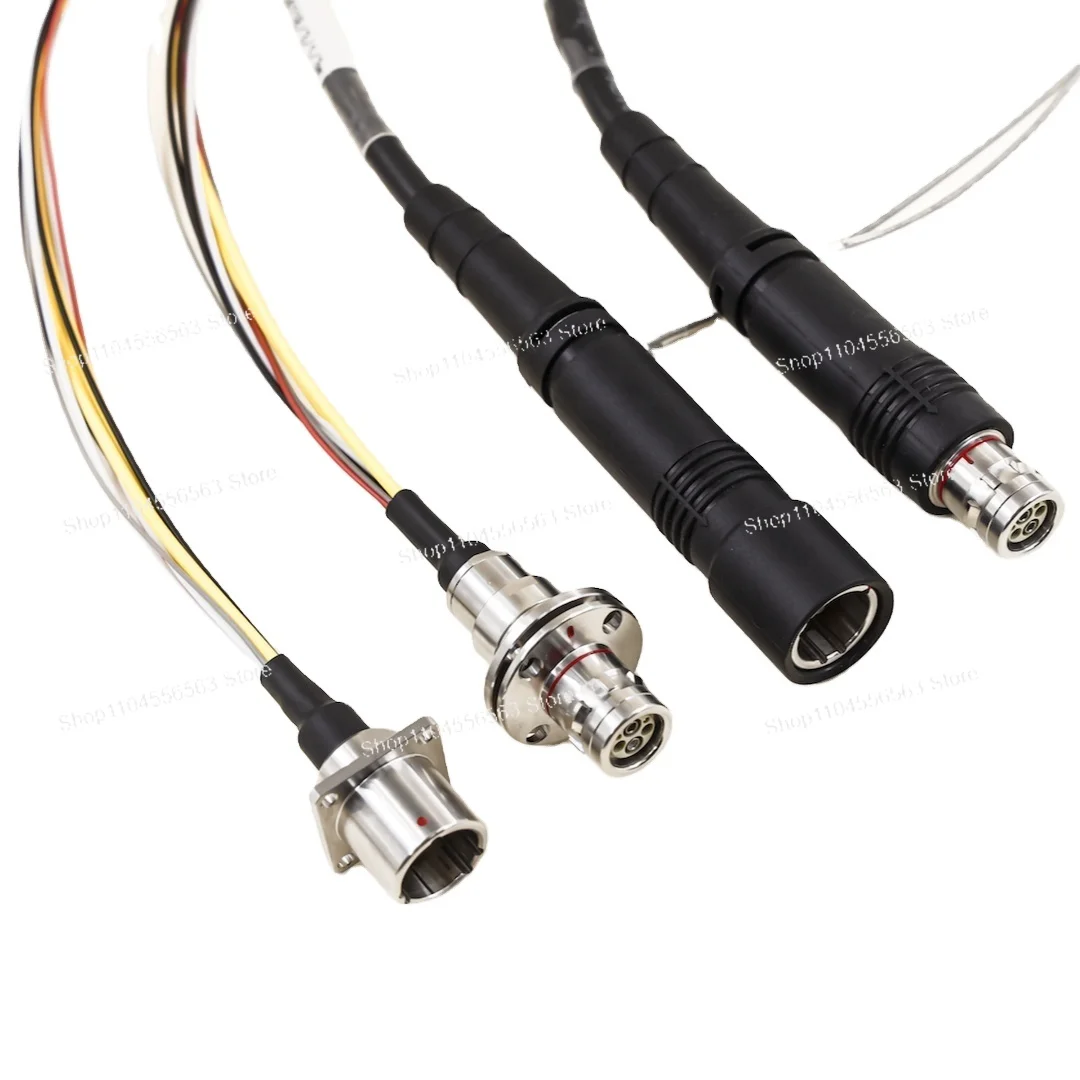 Outdoor Broadcast SMPTE Hybrid Fiber Cable Assembly – FUW/PUW/EDW/FXW 3K93C, 2 Fiber & 2 Hybrid Electric Connector