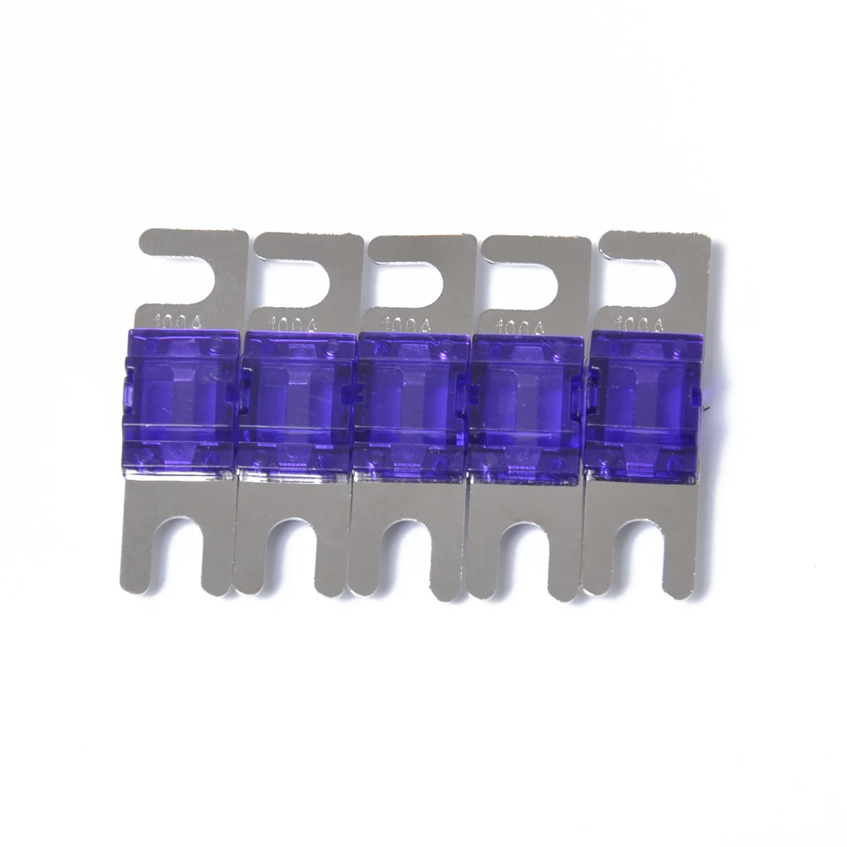 5 Pcs Fuse Durable Usage Mini ANL Car Cylinder Dark Blue Auto Electronics