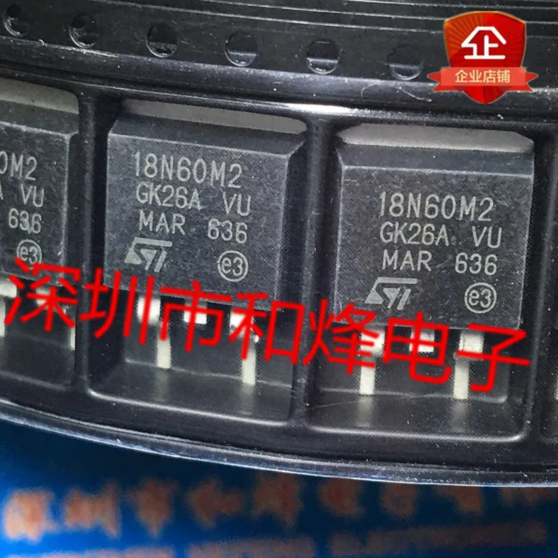 Free shipping  STB18N60M2 18N60M2  TO-263 600V 18A     10PCS
