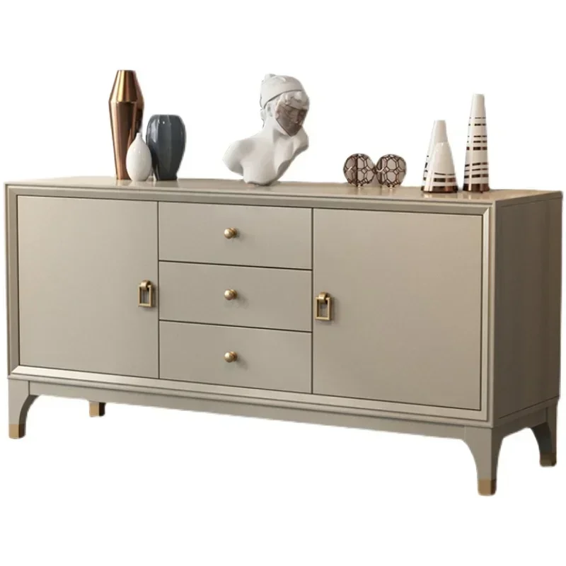 Advanced, durable, solid wood bedroom TV cabinet, small-sized master bedroom living room storage cabinet
