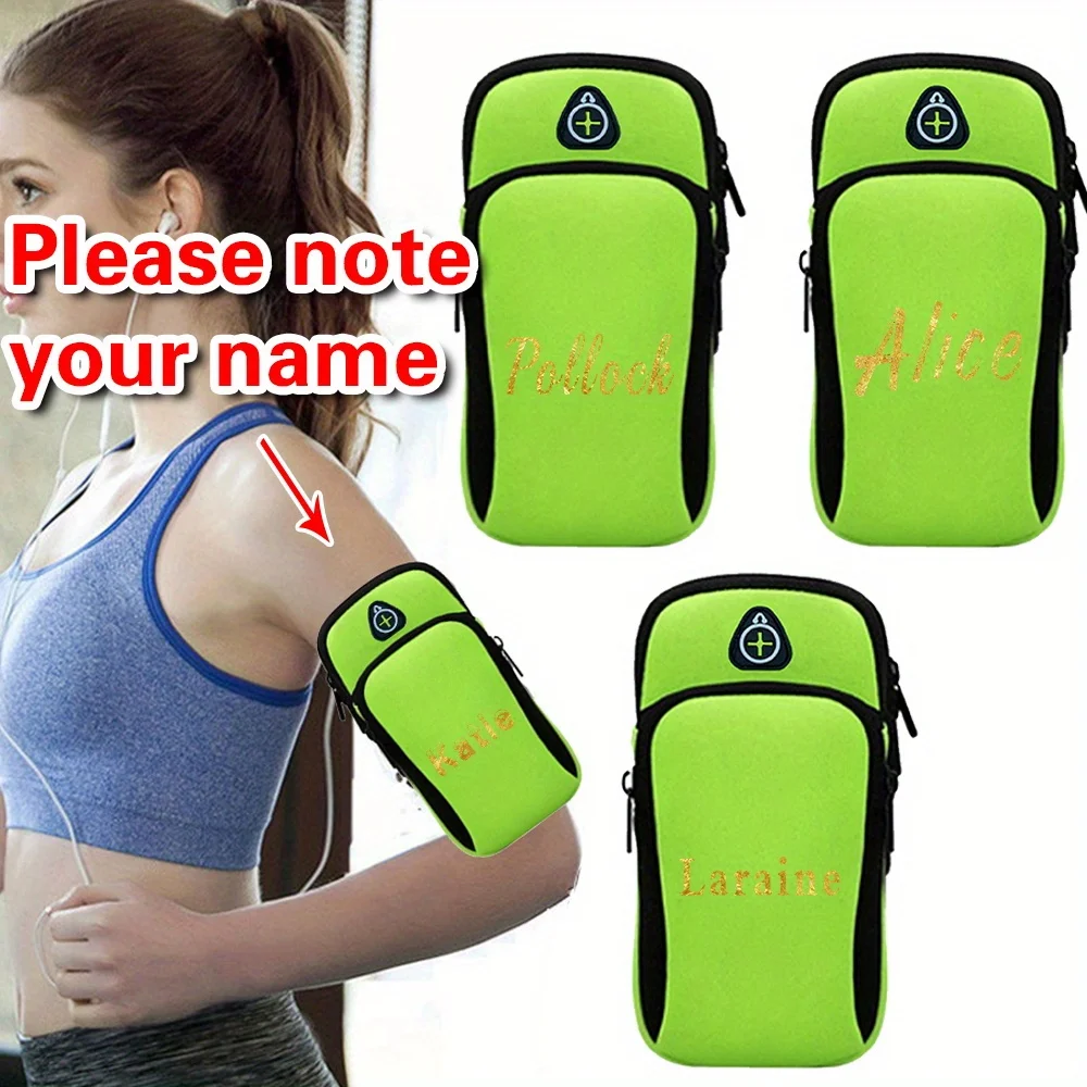 

Customized Name Arm Strap Sports Phone Bag Running Arm Phone Bag Sports Phone Bag Personalized Printing