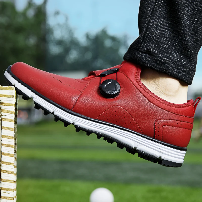 

New High Quality Golf Shoes Men Size 40-45 Spikless Golf Sneakers Outdoor Anti Slip Walking Sneakers Luxury Mens Shoes