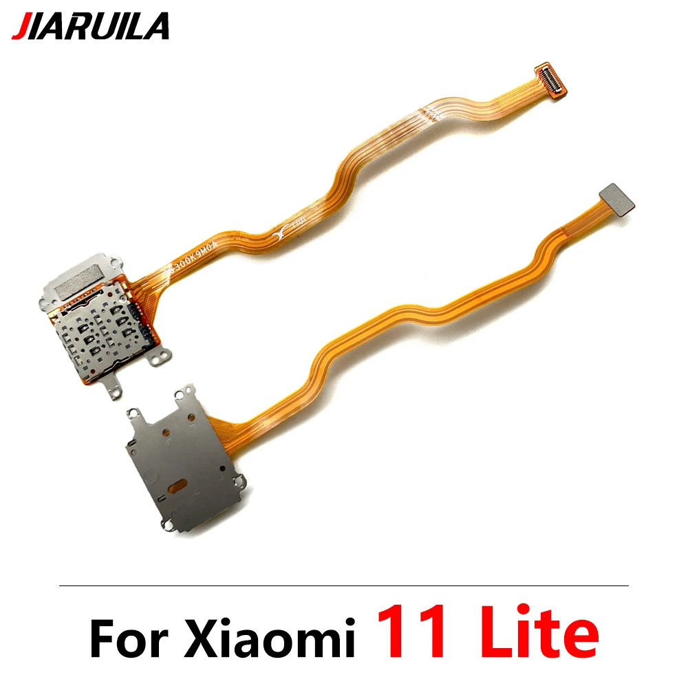 

1Pcs SIM Card Reader Holder Slot Flex Ribbon Cable Connector Board For Xiaomi 11 Lite