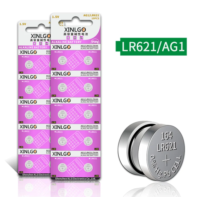 

1,5 В AG1 SR621 LR621 Часы 364A Щелочная кнопка Электроника 164 Кварцевые часы Универсальные