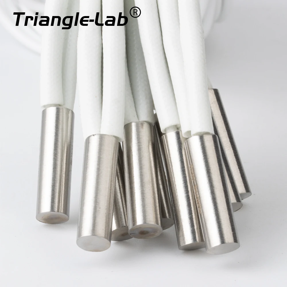 Printer 3D Trianglelab Pemanas Cepat 6*20MM 100W 24V Super Heater Cartridge Untuk Printer 3D Untuk PT100 Dragon HOTEND Volcano MK8 MK9