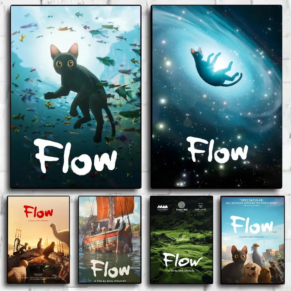 Movie F-Flow Poster Modern  Wall Art Aesthetic Minimalist Bedroom Decor Cafe Home Gift